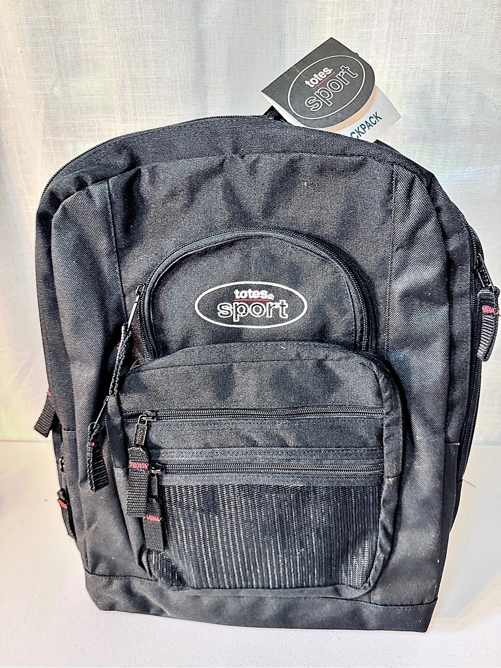 Totes Sport Backpack in Black